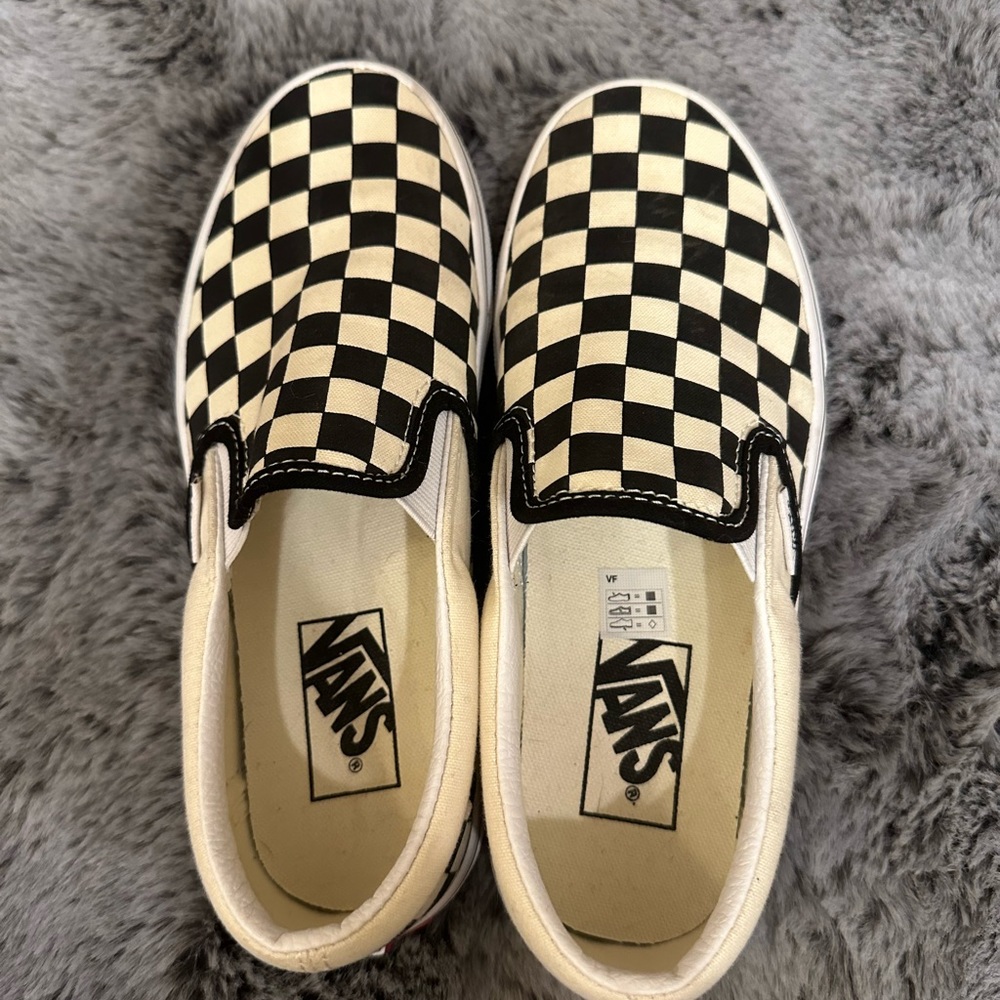 Vans checkerboard slip on